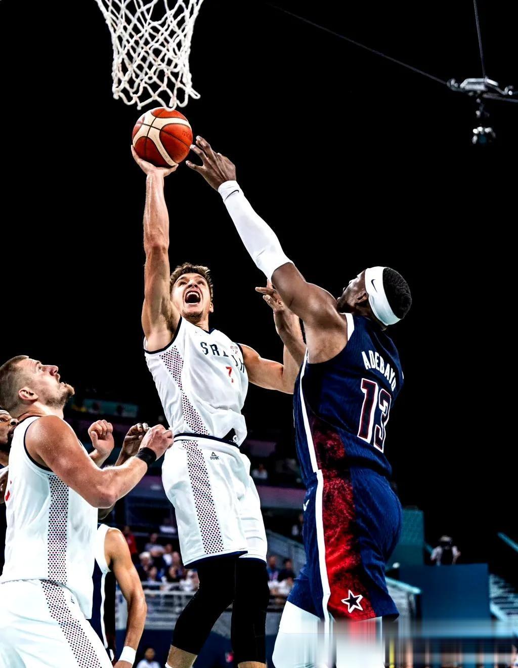 包含波兰男篮横扫塞尔维亚男篮，恩比德统治全场的词条