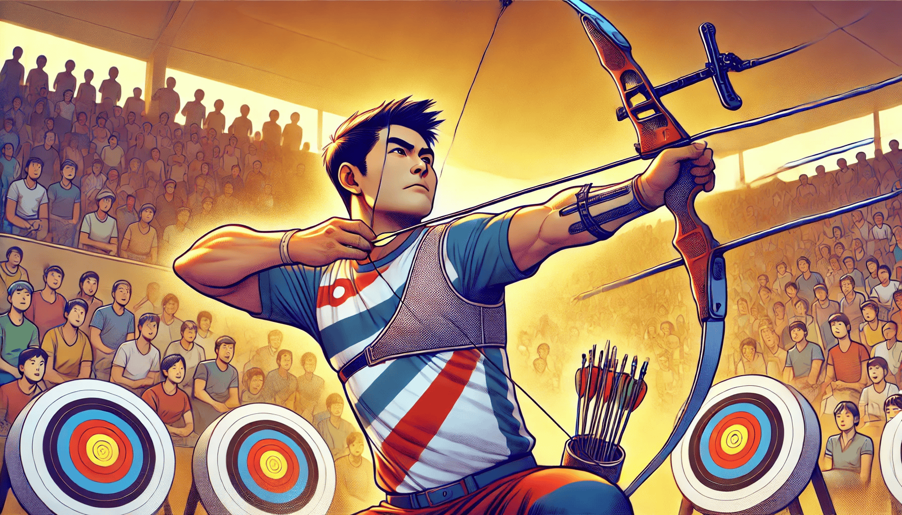 意大利射箭选手稳定发挥，轻松进入决赛